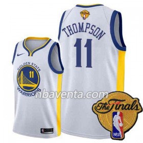 Camiseta Hombre Golden State Warriors Klay Thompson 11 2018 NBA Finals Nike Blanco Swingman